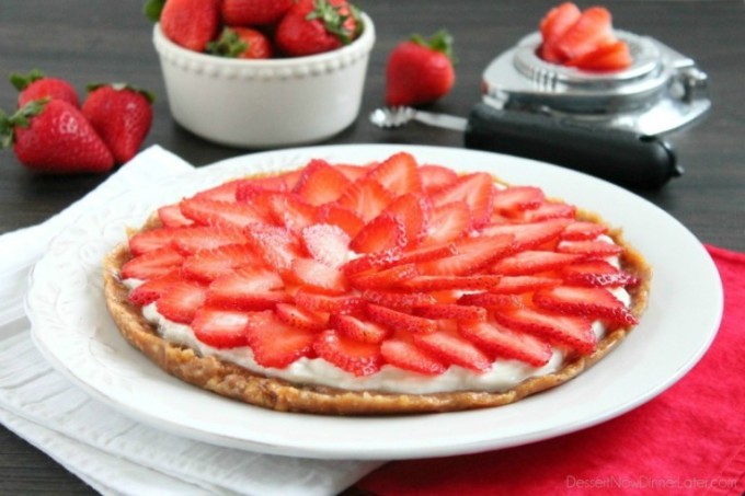 dallas blogger, feurdille, healthy valentines day dessert, strawberry tart