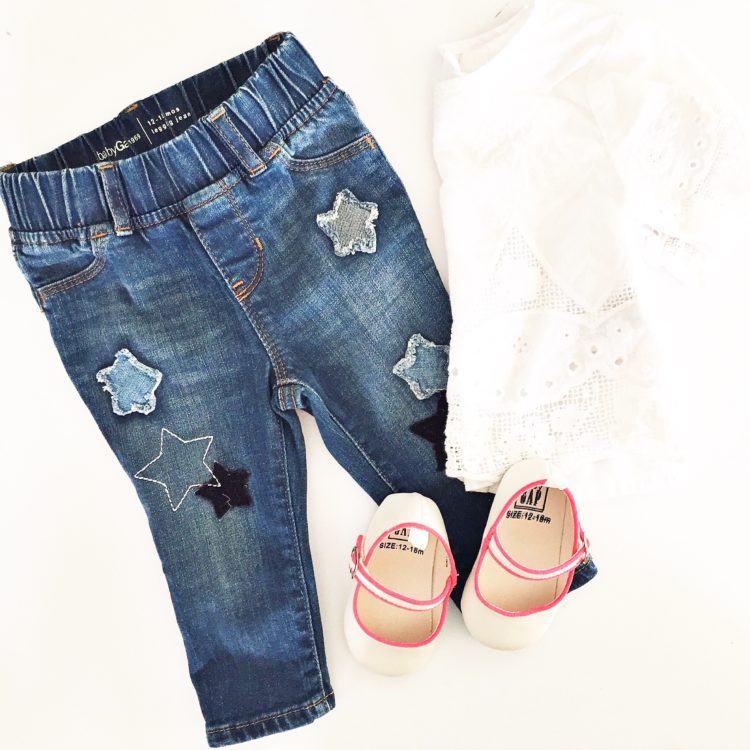baby gap embroidered jeans