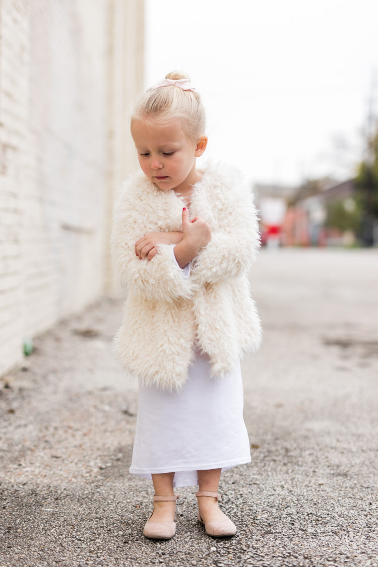 winter white maxi dress