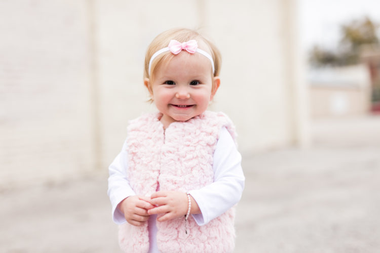 toddler girl pink fur vest