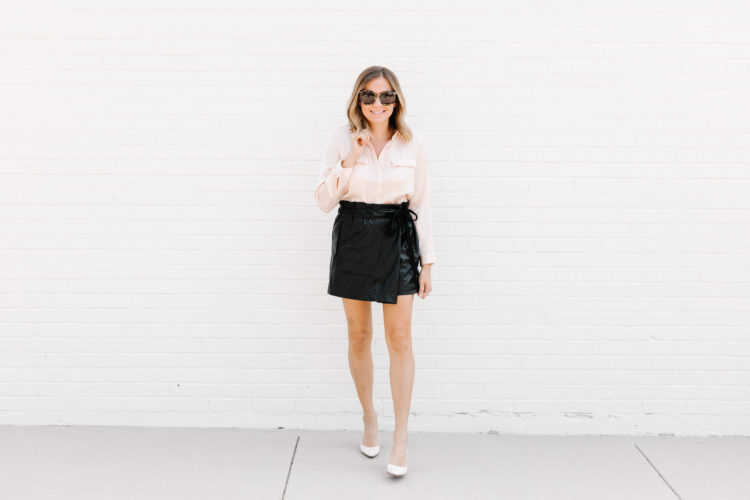 Opt for a leather skirt this Fall to make a statement. Learn the top 3 ways to incorporate leather into your wardrobe on the blog!