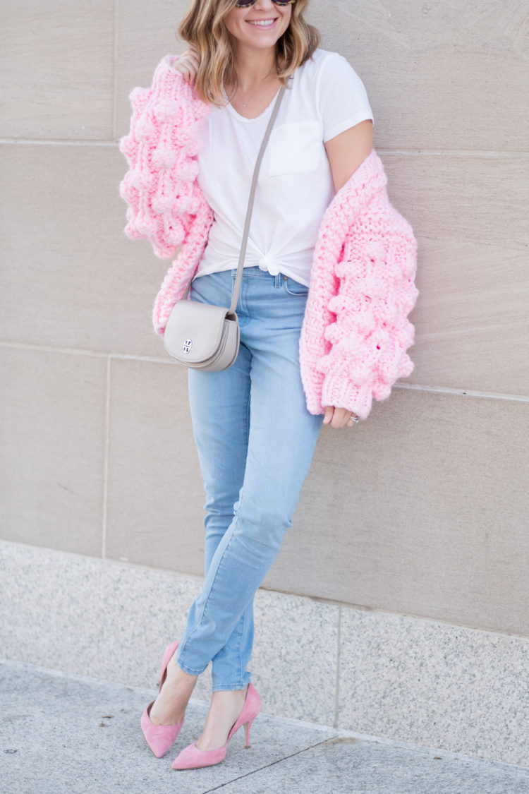 One of the easiest ways to make a fashion statement in the winter is simply by wearing a bright, bold color - pink, yellow, blue, whatever suits your style!