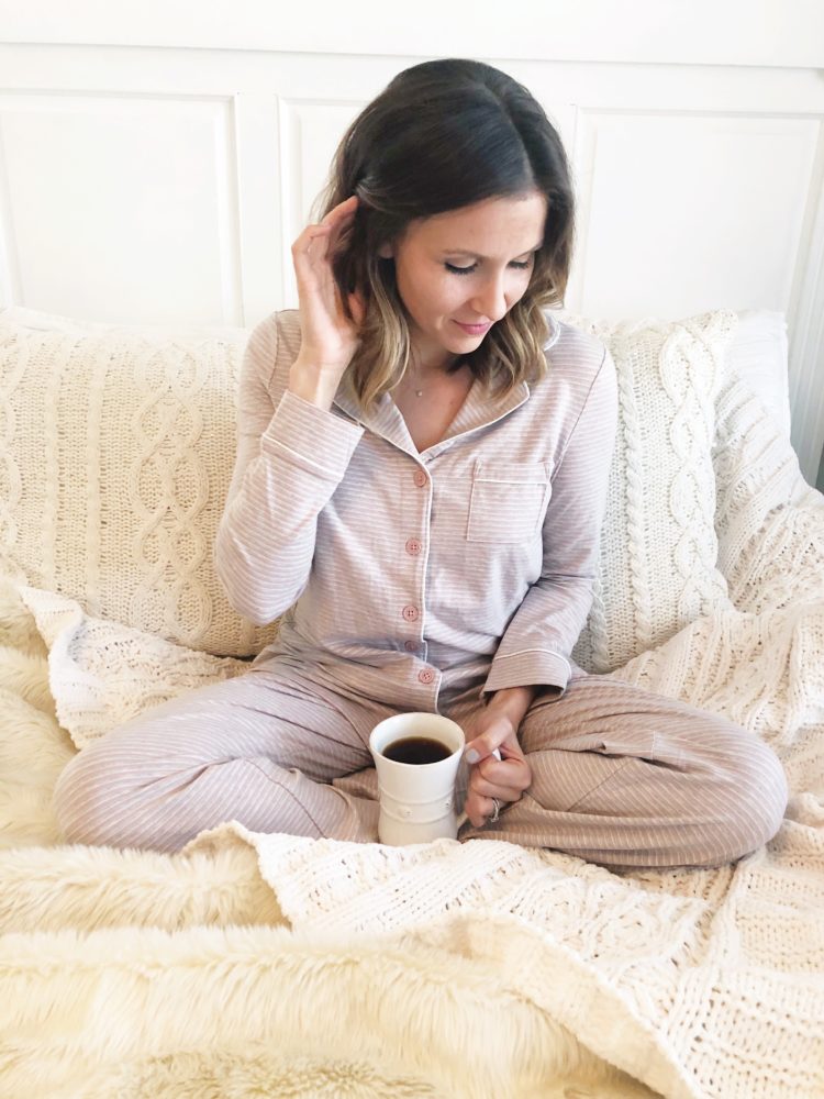 Cozy up for the holidays in the world's softest PJs. These Embraceable Sleep PJs from Soma are soft, flattering, and perfect for every body type!