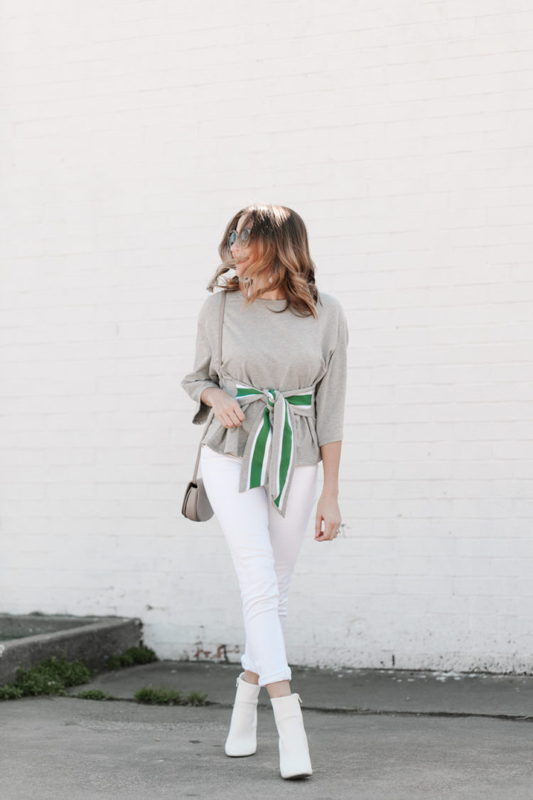 Are you wearing one of Spring's biggest trends? The athletic wear trend is taking our closets by storm. It's a trend that can be intimidating, but check out the easy way I styled it!