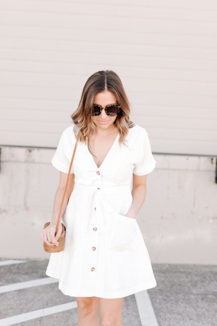 Spring is here and that means it's time to bust out our white dresses. From eyelet to maxi dresses, I've rounded up the best of the best white dresses for Spring!