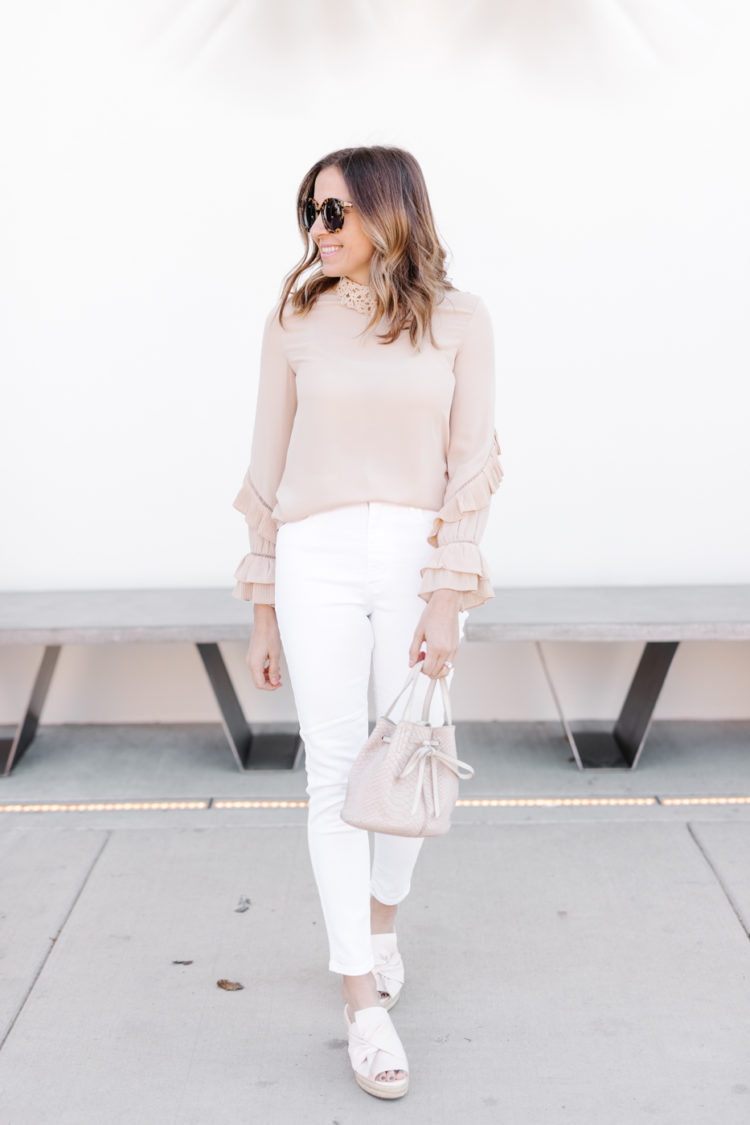 Spring is right around the corner and that means it's time to break out the white clothing. Find out which 4 neutral pieces every girl needs this Spring.