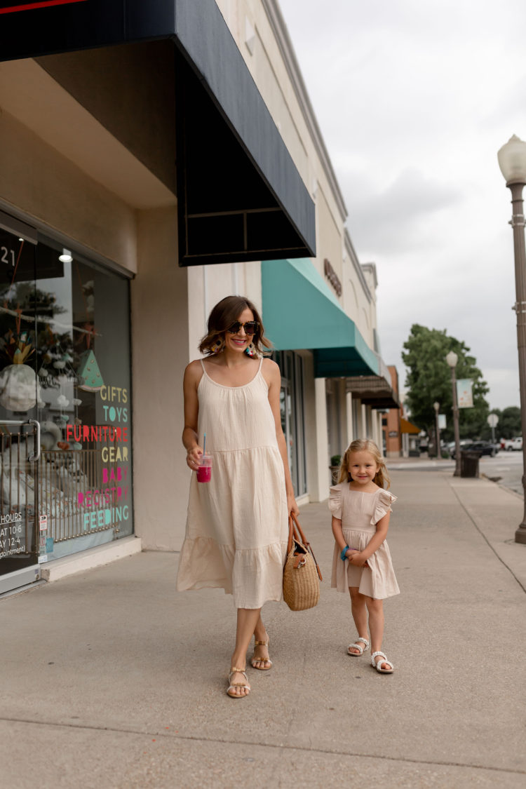 mommy and me neutral dresses