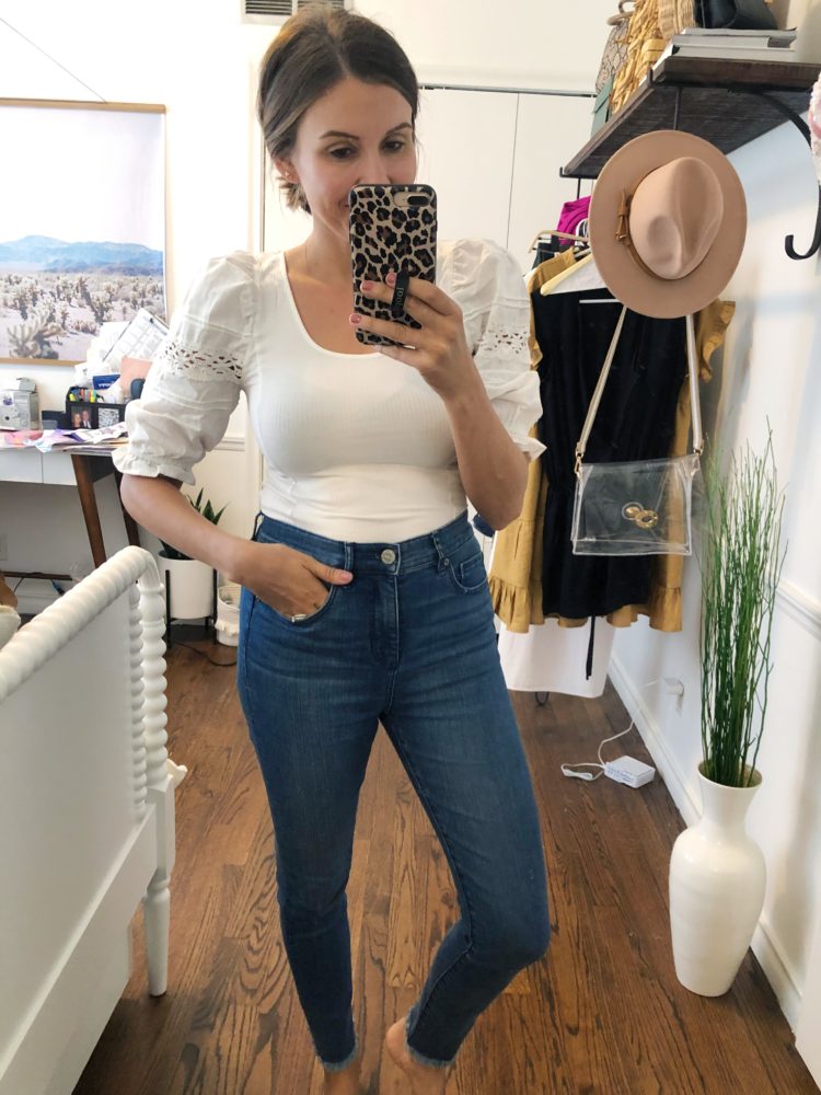 white free people top
