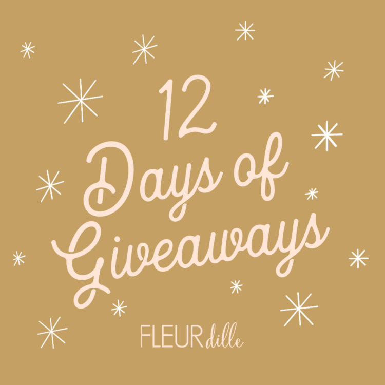 Fleurdille 12 days of giveaways