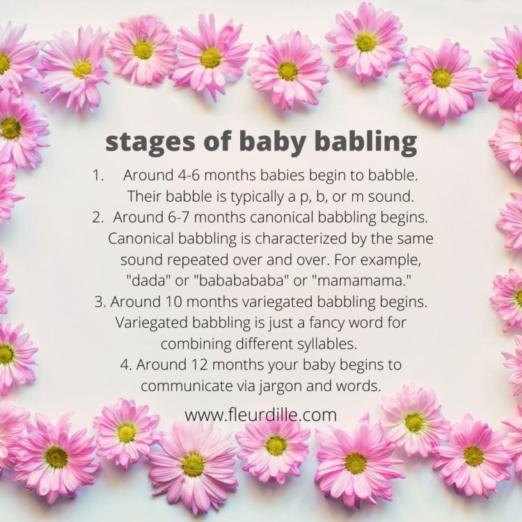stages of baby babbling