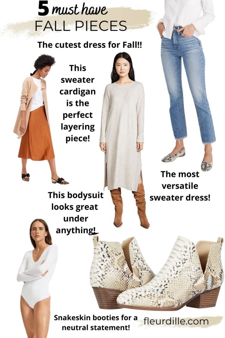 five must have fall pieces