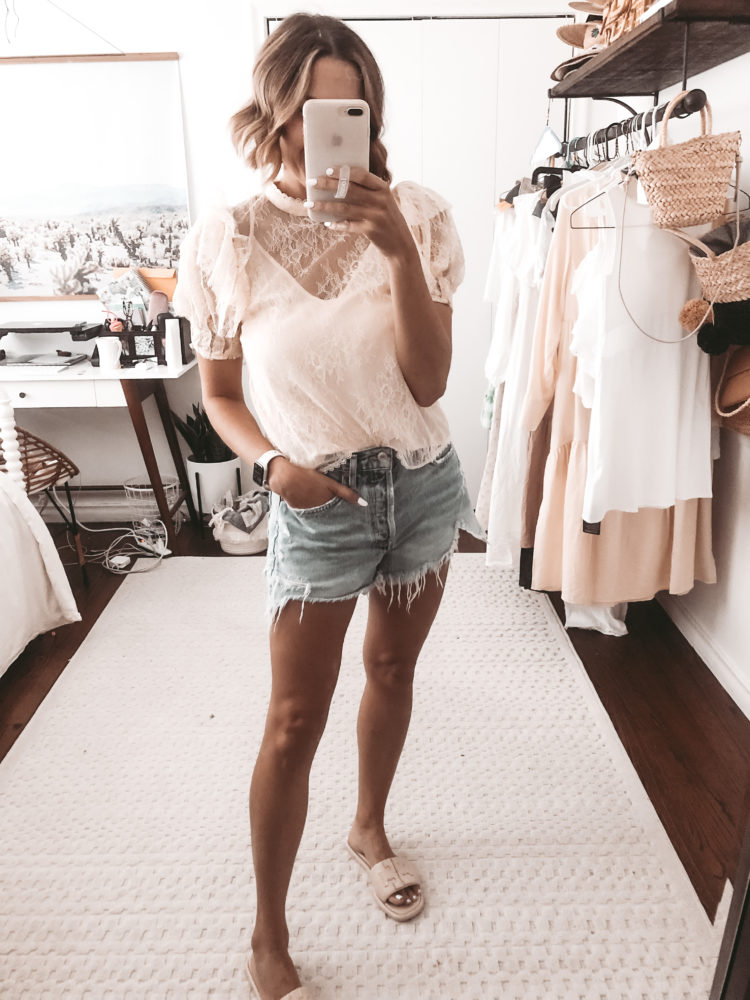 free people lace blouse