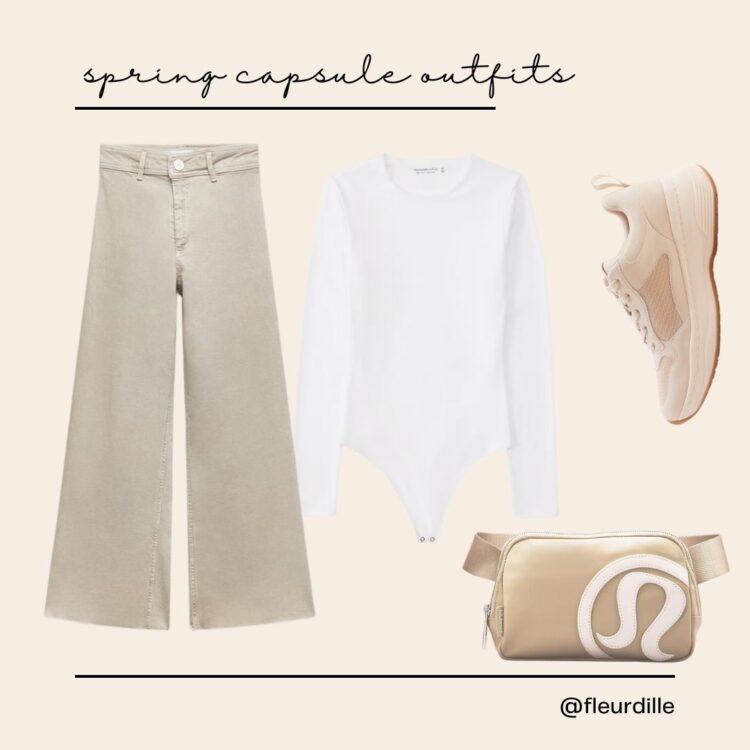 fleurdille spring capsule outfit